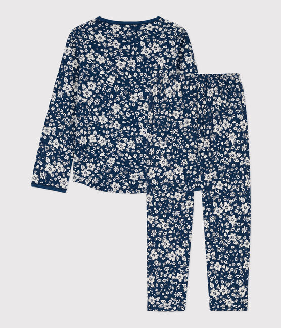 Pigiama bambina a fiori di cotone INCOGNITO/ MARSHMALLOW