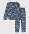 Pigiama bambina a fiori di cotone INCOGNITO/ MARSHMALLOW