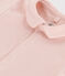 Body bebè a manica corta con colletto in cotone rosa SALINE