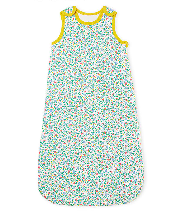 Sacco nanna compatto bambina in tubique bianco/multicolore