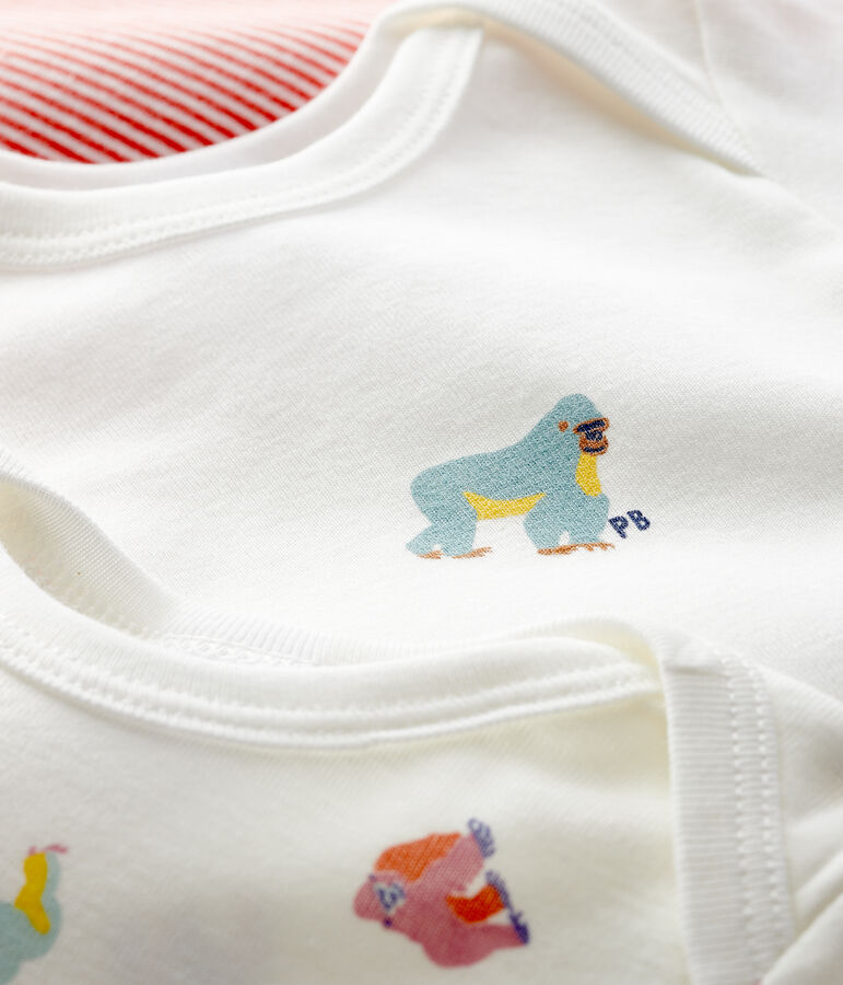 Confezione da 3 body a manica lunga beb&egrave; maschio multicolore