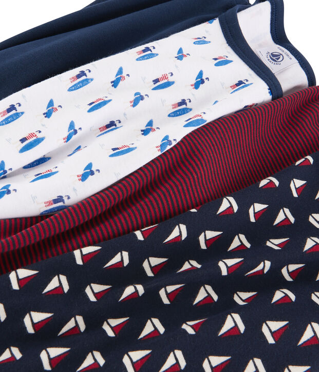 Duo pigiami bambina a costina multicolore