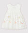 Abito da cerimonia con tulle ricamato bebè femmina bianco MARSHMALLOW/bianco MULTICO