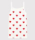 Canottiera con spalline in cotone Donna