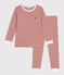 Pigiama rigato bambino in cotone FAMEUX/ MARSHMALLOW