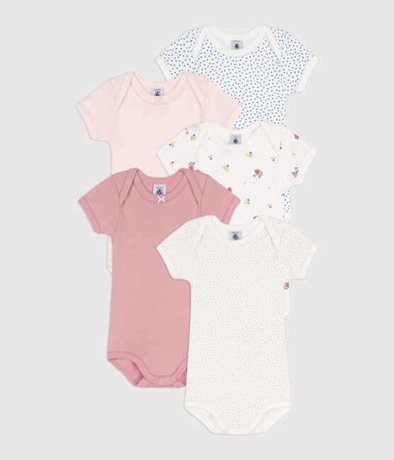 Confezione da 5 body manica corta in cotone variante 1