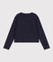 Cardigan con bottoni automatici in cotone Donna blu SMOKING