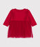Abito in cotone e tulle neonato COULIS