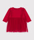 Abito in cotone e tulle neonato