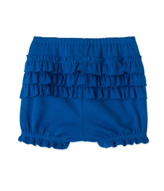 Culotte bloomer per beb&egrave; femmina blu
