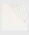 Asciugamano quadrato da bagno in cotone neonato MARSHMALLOW/ ADRIATIC