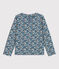 T-shirt bambina a maniche lunghe in cotone a fiori ROVER/ MULTICO