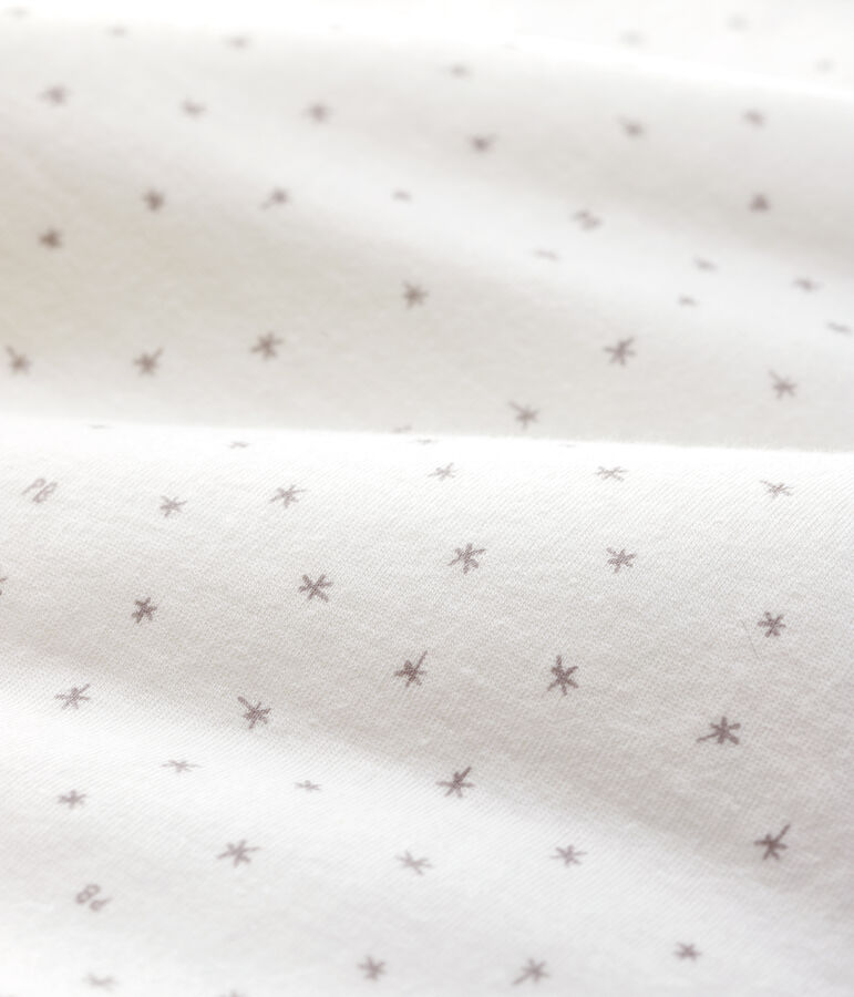 Sacco nanna bianco beb&egrave; in tubique di cotone biologico bianco MARSHMALLOW/bianco MULTICO