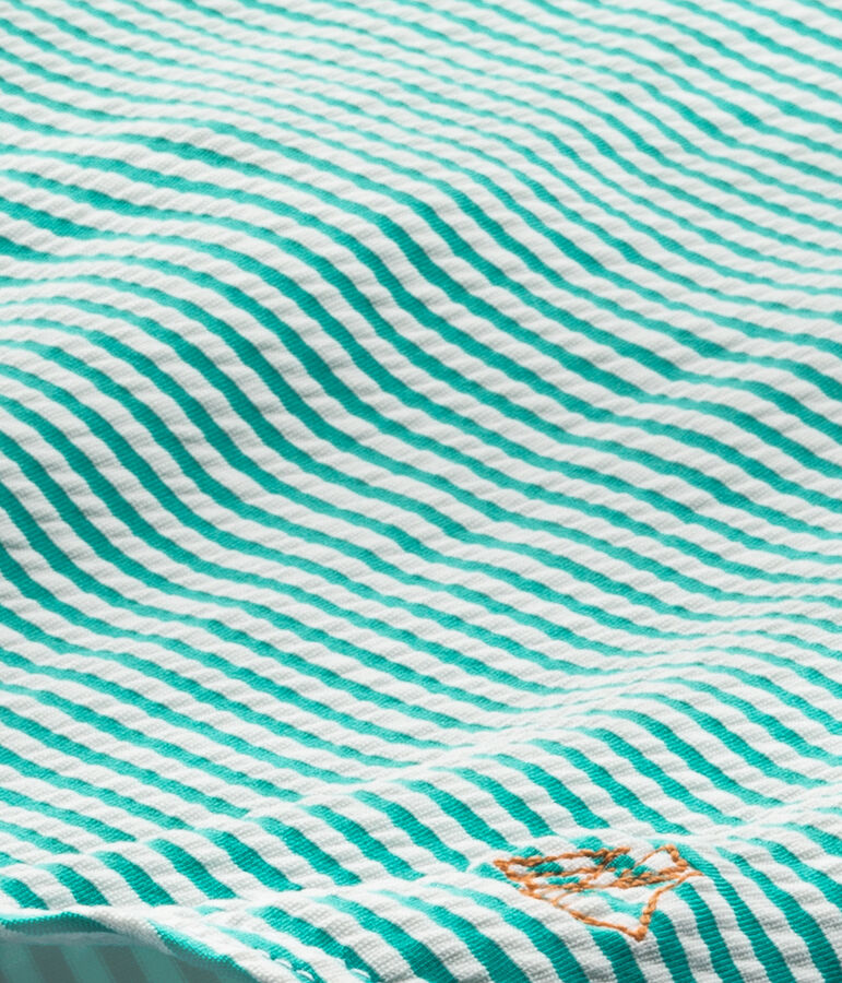 Costume da bagno intero bambina verde FLAG/bianco LAIT