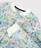 Cardigan stile teddy in jersey bambina grigio POUSSIERE/bianco MULTICO