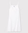 Abito con spalline iconico in cotone Donna bianco ECUME