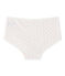Shorty per bambina stampato in jersey stretch bianco LAIT/bianco MULTICO