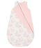 Sacco nanna reversibile bebè femmina a costine bianco MARSHMALLOW/bianco MULTICO