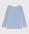 T-shirt marinara bambina e bambino bianco/blu