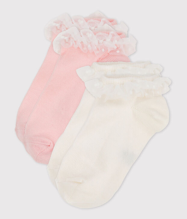 Confezione da 2 paia di calzini bambina multicolore