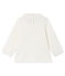 Blusa a manica lunga bebè femmina a tinta unita bianco MARSHMALLOW CN