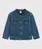 Giacca in denim biologico bambina/bambino blu DENIM BLEU DELAVE