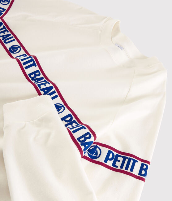 Felpa in molleton leggero Donna bianco MARSHMALLOW