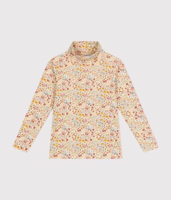 Dolcevita in cotone bambina AVALANCHE/ CUIVRE/ MULTICO