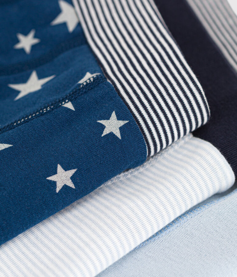 Confezione da 3 boxer bambino in cotone motivo stella variante 1