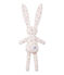 Doudou lapin bébé mixte imprimé rosa VIENNE/bianco MULTICO