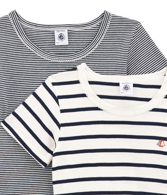 Duo t-shirt ragazza maniche corte variante 1