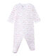 Tutina bebè bambina in tubique rigata