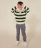 Maglione dolcevita con mezza cerniera in cotone bambino verde PALMERAIE/ AVALANCHE