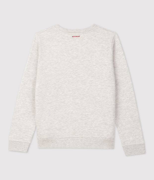 Felpa in molleton bambina/bambino BELUGA CHINE