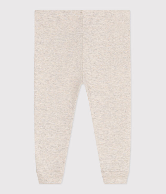 Leggings in cotone tinta unita neonato beige MONTELIMAR CHINE