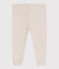 Leggings in cotone tinta unita neonato beige MONTELIMAR CHINE