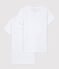 Confezione da 2 t-shirt corte bianche ragazza variante 1