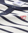 Pyjacourt garçon rayé beige COQUILLE/blu SMOKING