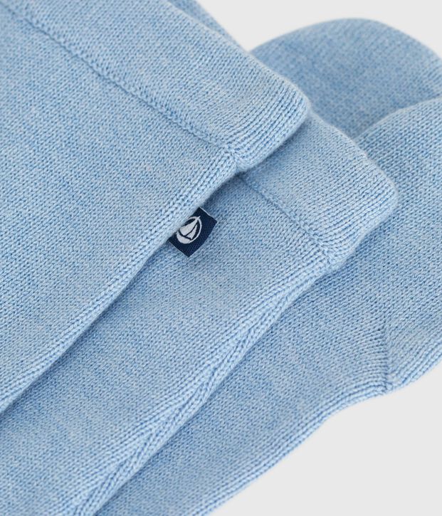 Pantaloni in maglia di lana e cotone neonato FLO