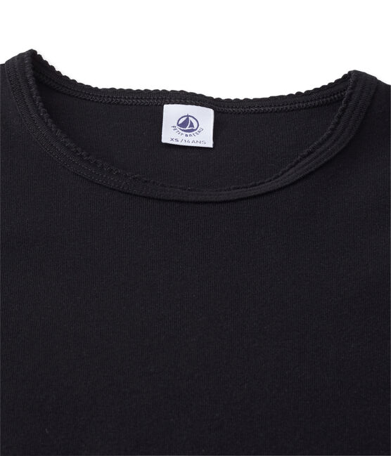 T-shirt maniche corte tinta unita donna nero NOIR