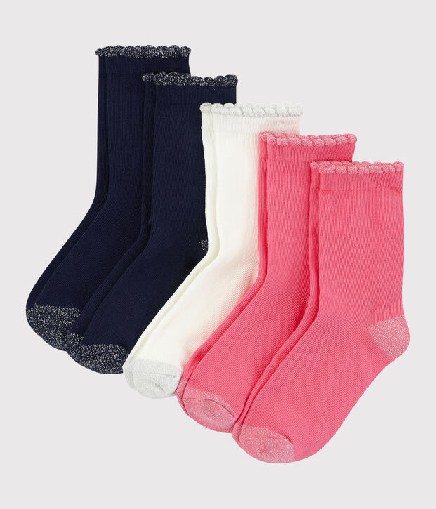 Confezione di paia di calzini ragazza multicolore