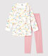 Camicia da notte bambina a fiori in cotone