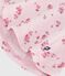 Abito a maniche lunghe in cotone con stampa a fiori neonata rosa JOLI/bianco MULTICO