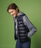 Giacca a vento 3 in 1 riciclata Donna/Uomo blu SMOKING/bianco MARSHMALLOW
