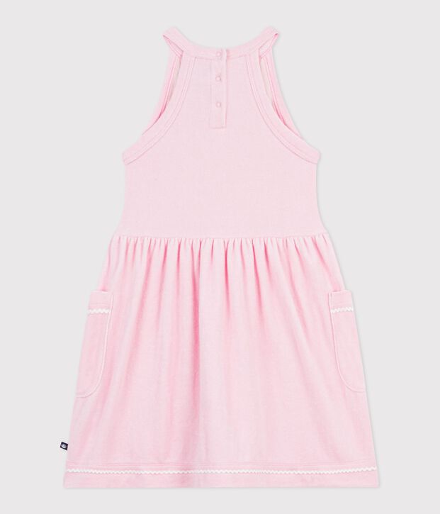 Abito senza maniche in cotone tinta unita bambina MARQUISE