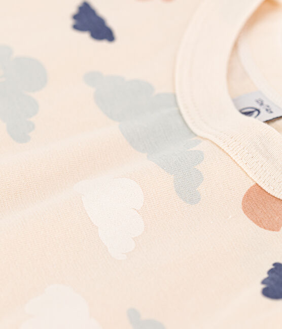 T-shirt a maniche corte bebè in jersey fantasia bianco AVALANCHE/ MULTICO