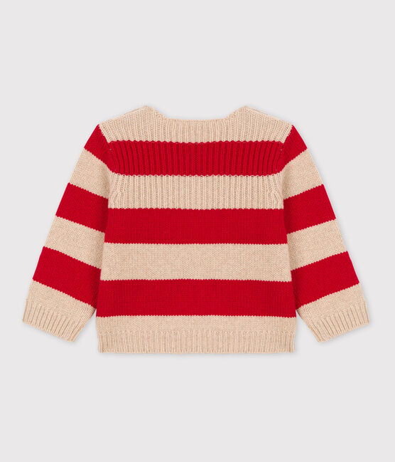 Maglione a righe in maglia di lana e cotone per neonati TRENCH/ STOP
