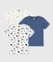 Set di T-shirt a maniche corte in cotone con stampa bambino variante 1