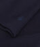T-shirt L'Iconique donna in costa 2x2 con collo a lupetto blu SMOKING