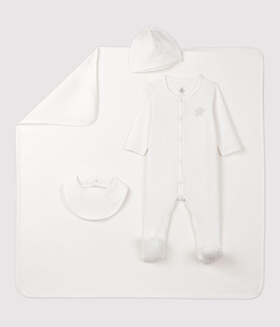 Confezione regalo bebè in cotone biologico variante 1